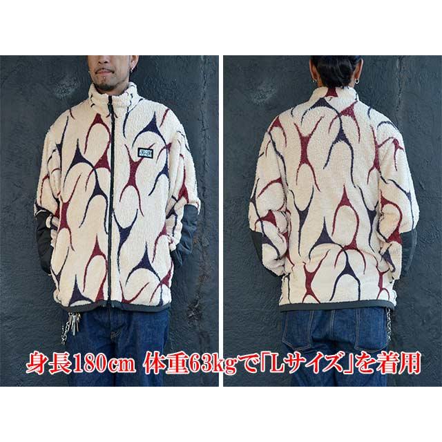 【AT-DIRTY/アットダーティー】2023AW「Flames Fleece Jacket/フレイムスフリースジャケット」(DRESS HIPPY/ドレスヒッピー/アメカジ/WOLF PACK/ウルフパック)｜wolfpack-ss｜11