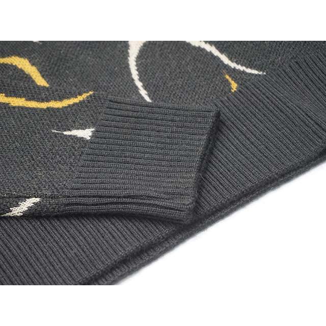 50% OFF)全2色【AT-DIRTY/アットダーティー】2024AW「Flames Knit 
