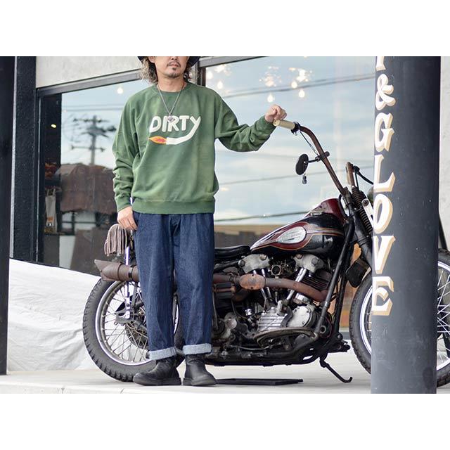 全2色【AT-DIRTY/アットダーティー】2024AW「Dirty Fire Sweat 