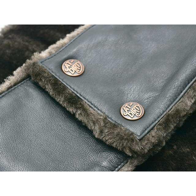 AT-DIRTY/アットダーティー】2025AW「Waterproof Leather Neck Warmer