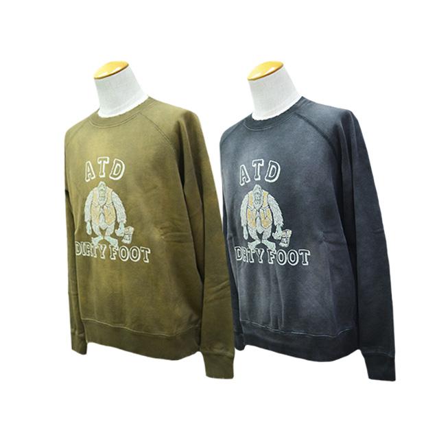 全2色【AT-DIRTY/アットダーティー】2025AW「Dirty College Sweat
