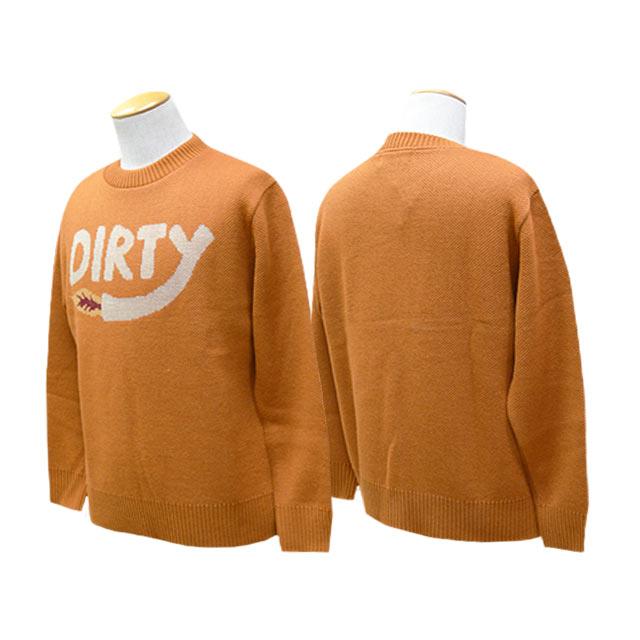 全3色【AT-DIRTY/アットダーティー】2025AW「Dirty Fire Knit 