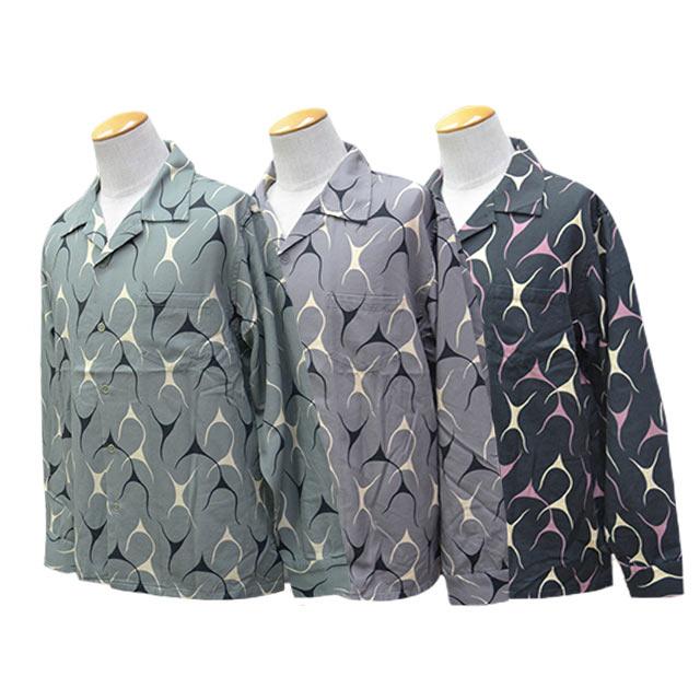 AT-DIRTY FLAMES L/S SHIRT 26SS アットダーティー 全3色【AT-DIRTY/アットダーティー】2026SS「Flames L/S Shirt