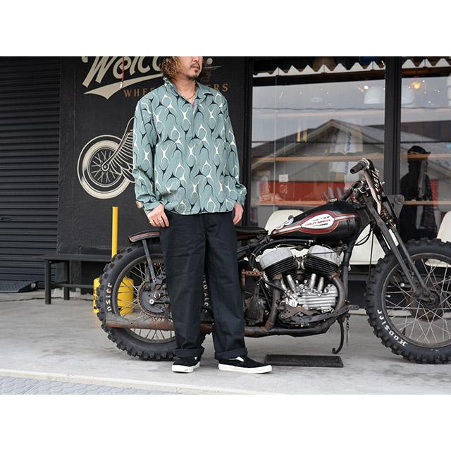 全3色【AT-DIRTY/アットダーティー】2026SS「Flames L/S Shirt