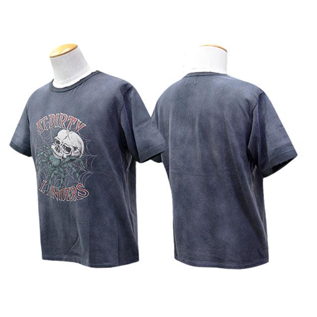 Accord 総柄 スカルスパイダー 90s Tシャツ 全2色【AT-DIRTY/アットダーティー】2026SS「Skull Spider S/S Tee