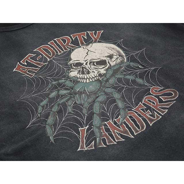 全2色【AT-DIRTY/アットダーティー】2026SS「Skull Spider S/S Tee