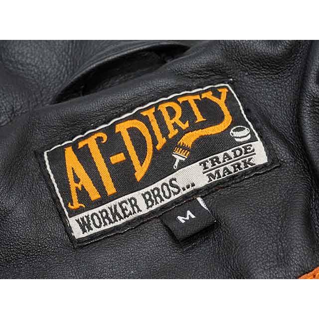AT-DIRTY/アットダーティー】「Leather Coach Jacket”BOLD ENGINE
