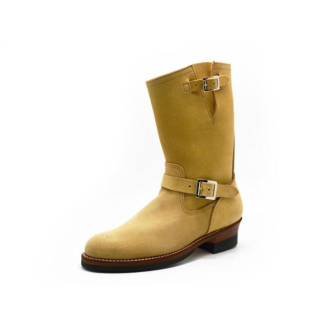 ち*ん様 BiltBuck Lot.329 スエードエンジニアブーツ 6h 24 BILTBUCK】Lot.329 Suede Engineer Boots -Sand Beige- 〜Aging Sample