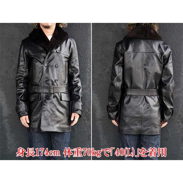 【BILTBUCK by ATTRACTIONS/ビルトバックバイアトラクションズ】「Shawl Collar Horsehide Imperial Half Coat”Lot.501”/ホースハイドハーフコート”Lot.501” |  | 12