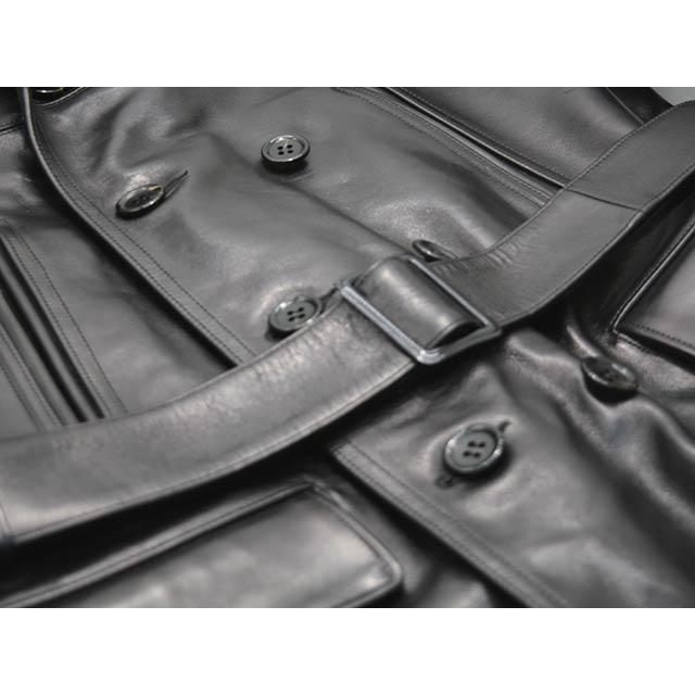 【BILTBUCK by ATTRACTIONS/ビルトバックバイアトラクションズ】「Shawl Collar Horsehide Imperial Half Coat”Lot.501”/ホースハイドハーフコート”Lot.501” |  | 03