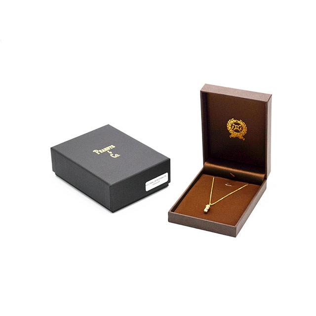 【Peanuts&Co/ピーナッツカンパニー】「Small BERO Peanuts Pendant Top with Diamond＆Necklace Chain」(K10GD×K10PKGD)の画像