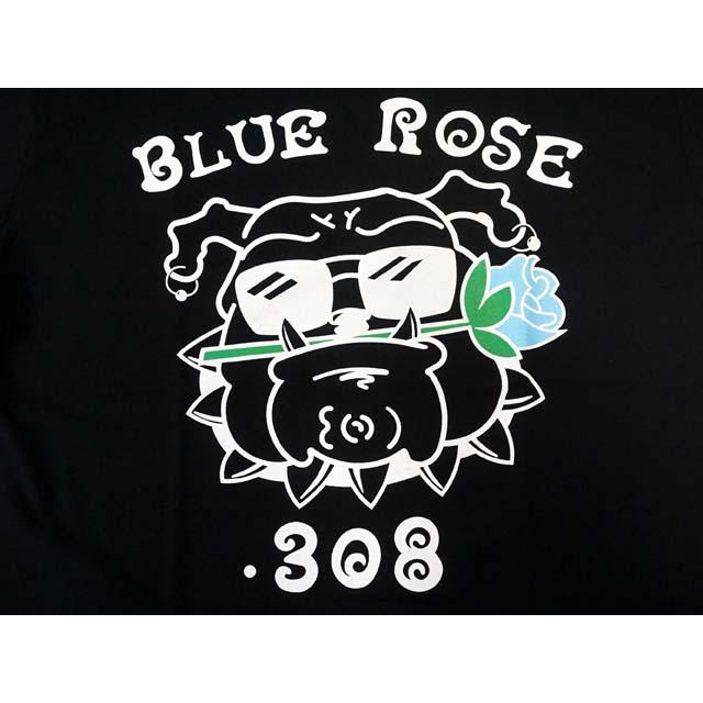 全2色【BLUE ROSE.308/ブルーローズ.308】「Crew Neck Tee”Bull Dog"/クルーネックTee”ブルドッグ”」(BR-22-SS-05)(バイカー/WOLF PACK/ウルフパック)｜wolfpack-ss｜05