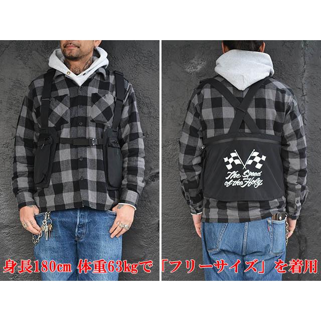 FLAG Store ユーティリティベスト　フラッグ　ハーレー HD ロングホールユーティリティベスト （ブラック） -ハーレー