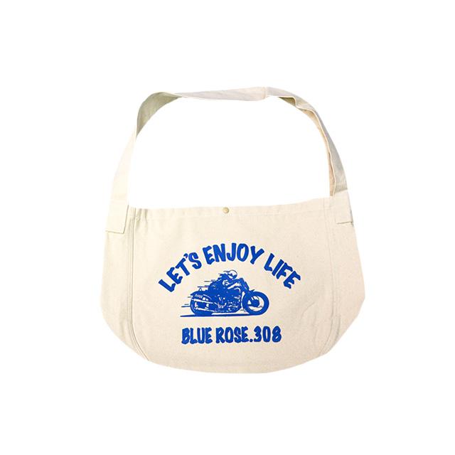全3色【BLUE ROSE.308/ブルーローズ.308】「Canvs Newspaper Bag”ENJOY