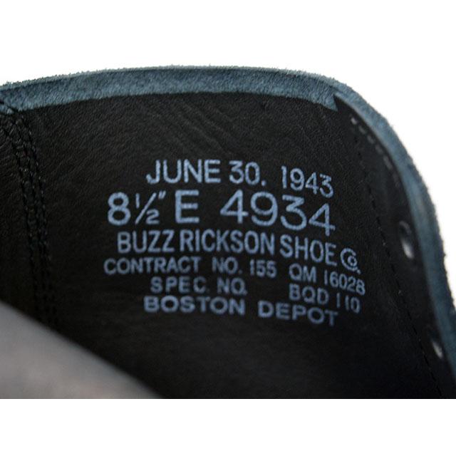BUZZ RICKSON'S/バズリクソンズ】「BLACK M-43 Service Shoes/ブラック