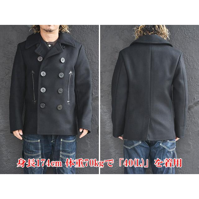 BUZZ RICKSON'S/バズリクソンズ】「Type Black Pea Coat/タイプ