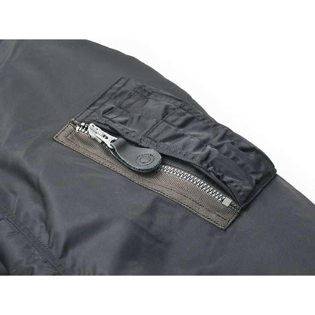 【BUZZ RICKSON'S/バズリクソンズ】「Type BLACK MA-1”ALBERT TURNER&CO.,INC. LONG MODEL”/ブラックMA-1”アルバートターナーロングモデル”」(BR15772)の画像