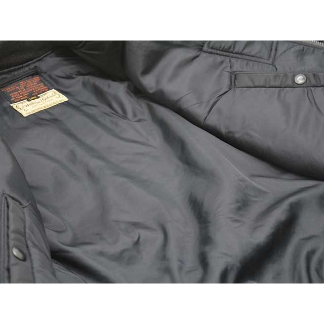 【BUZZ RICKSON'S/バズリクソンズ】「Type BLACK MA-1”ALBERT TURNER&CO.,INC. LONG MODEL”/ブラックMA-1”アルバートターナーロングモデル”」(BR15772)の画像