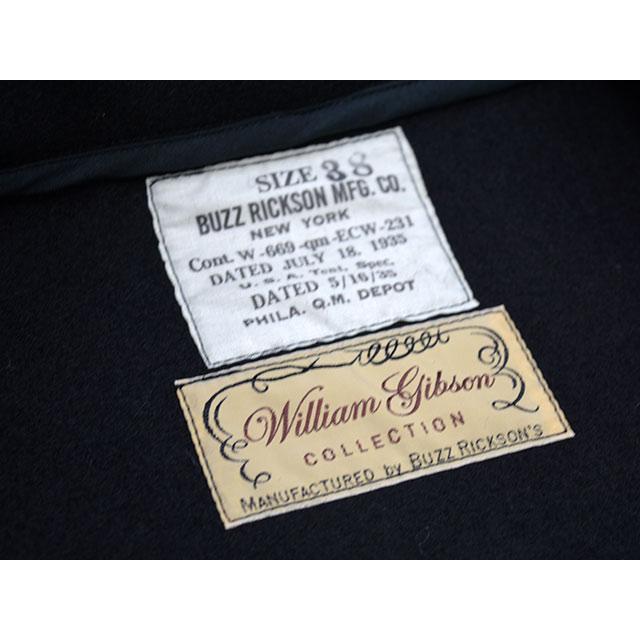 【BUZZ RICKSON'S/バズリクソンズ】「JACKET,WOOL,BLACK”CCC”/ジャケット,ウール,ブラック”CCC”」(BR15776)(シュガーケーン/アメカジ/ウルフパック)の画像