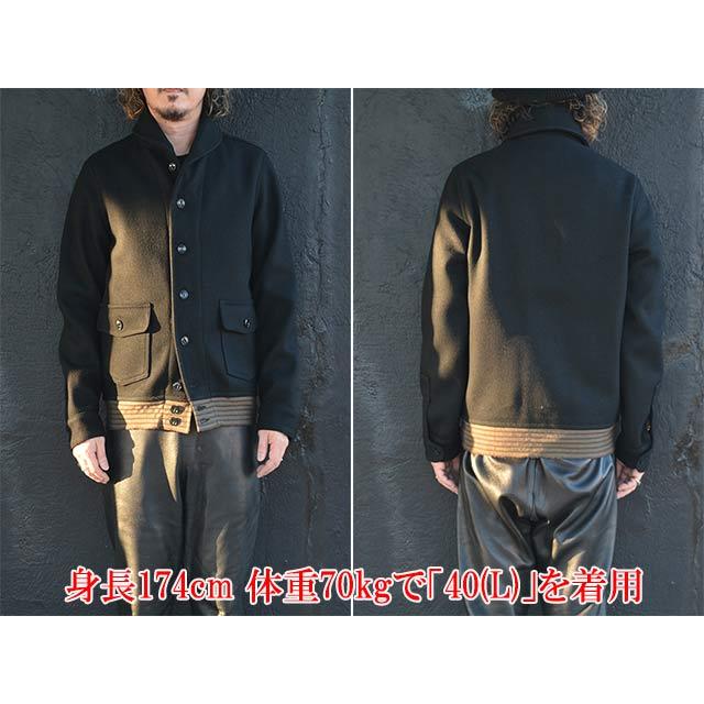 【BUZZ RICKSON'S/バズリクソンズ】「JACKET,WOOL,BLACK”CCC”/ジャケット,ウール,ブラック”CCC”」(BR15776)(シュガーケーン/アメカジ/ウルフパック)の画像