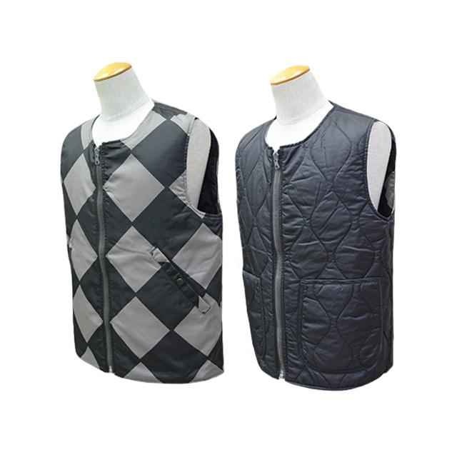 【BUZZ RICKSON'S/バズリクソンズ】「BLACK LINE CREWMAN VEST(MOD.) REVERSIBLE/ブラックラインクルーマンベスト(MOD.) リバーシブル」(BR15811)(アメカジ)の画像