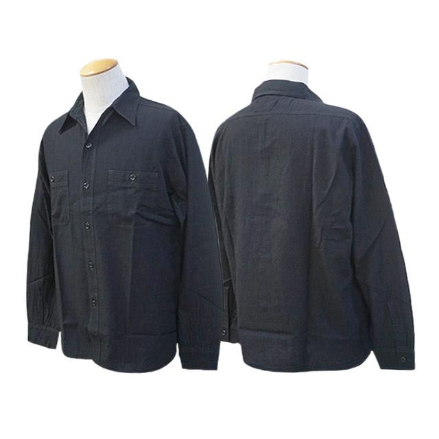 バズリクソンズ ブラックシャンブレーシャツ バズリクソンズ ウィリアムギブソン ブラックシャンブレーシャツ