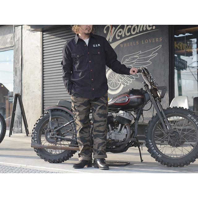 BUZZ RICKSON'S/バズリクソンズ】「Black Tiger Pattern Trousers Over