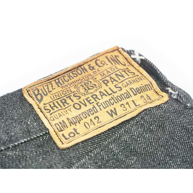 BUZZ RICKSON'S/バズリクソンズ】「World War 2 Black Denim Waist