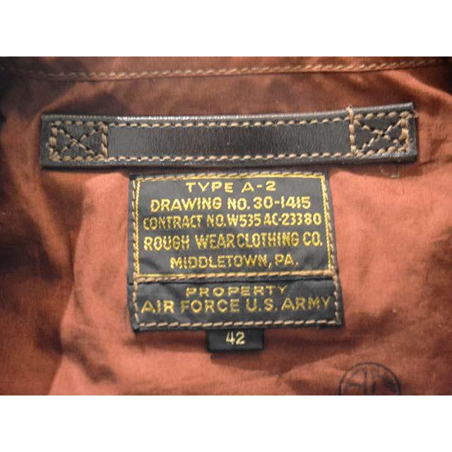 【BUZZ RICKSON'S/バズリクソンズ】「Type A-2”CONTRACT No. W535 AC-23380 ROUGH WEAR CLOTHING CO.”」(BR80593)(シュガーケーン/アメカジ/ウルフパック) |  | 11