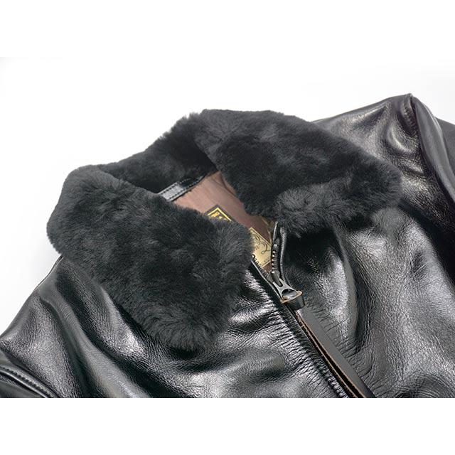 ハクビシン バズリクソンズ AN-J-3A ホースハイド 美品 G-1 BUZZ RICKSON'S/バズリクソンズ】「Type BLACK AN-J-3A HORSEHIDE