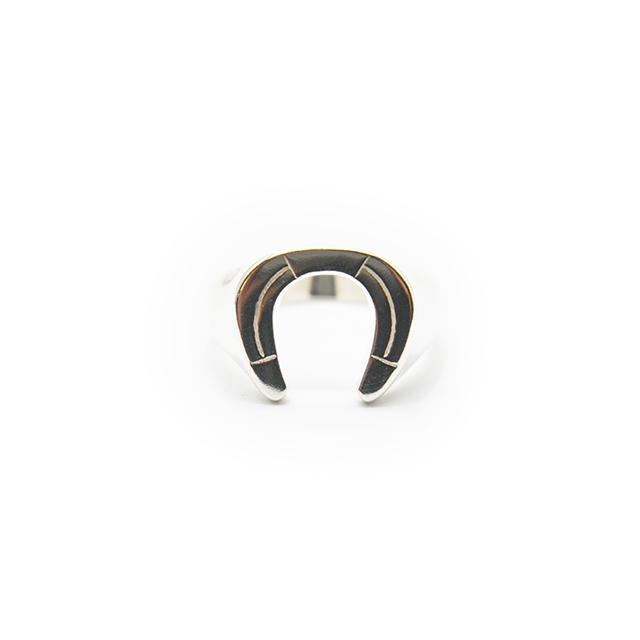 【BILTBUCK by ATTRACTIONS/ビルトバックバイアトラクションズ】「Horseshoe Ring/ホースシューリング」(BS0007)(ウエアマスターズ/ウルフパック)｜wolfpack-ss｜04