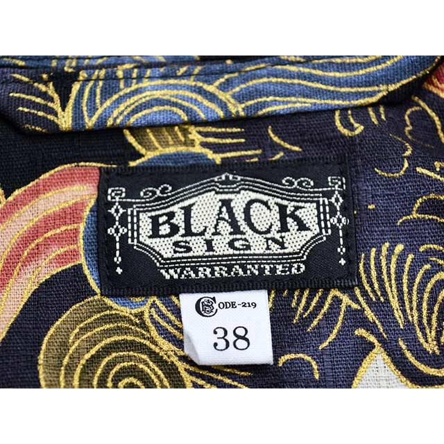 全2色【BLACK SIGN/ブラックサイン】2026SS「Night Shirt”Japanese