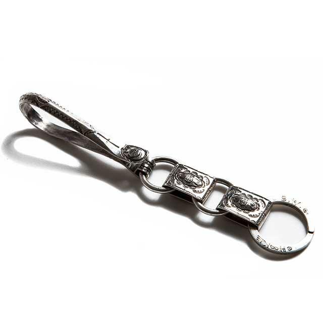 【BLUCO WORK GARMENT/ブルコワークガーメント】×【CHOOKE/チョーク】「Key Hook Chain/キーフックチェーン」(UNCROWD/アンクラウド/コイン/ウルフパック)の画像