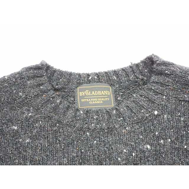 BY GLADHAND/バイグラッドハンド】2023AW「Nep Crew Neck Sweater”GOOD