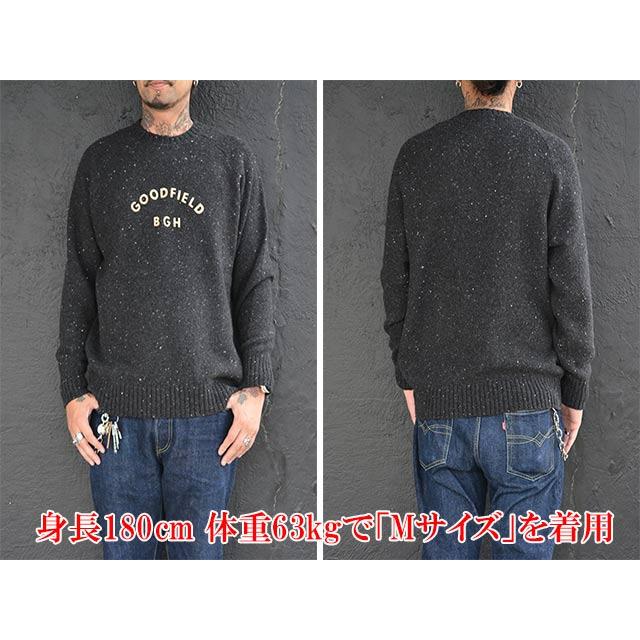BY GLADHAND/バイグラッドハンド】2023AW「Nep Crew Neck Sweater”GOOD 