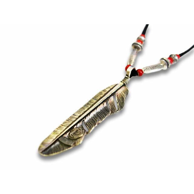 CHOOKE/チョーク】「Special Peace Feather Pendant Top”Left