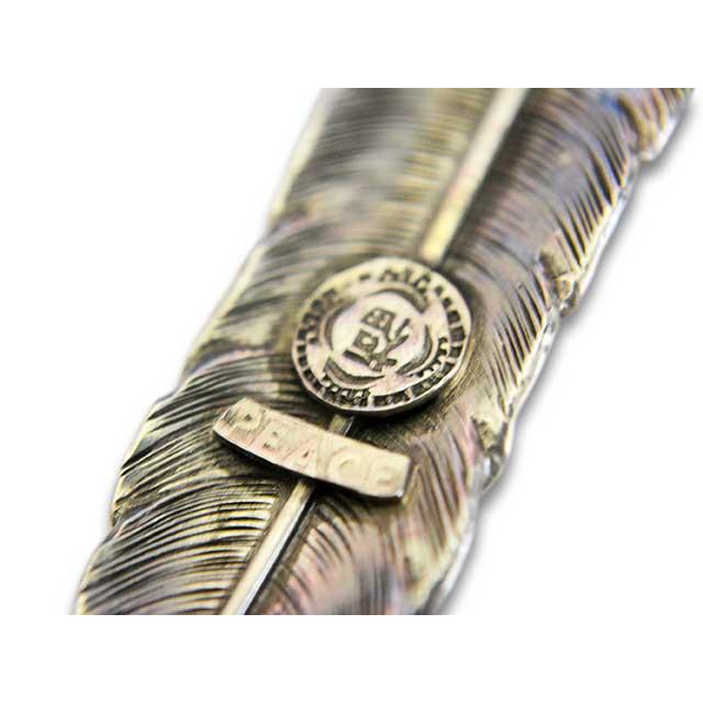 CHOOKE/チョーク】「Special Peace Feather Pendant Top”Straight