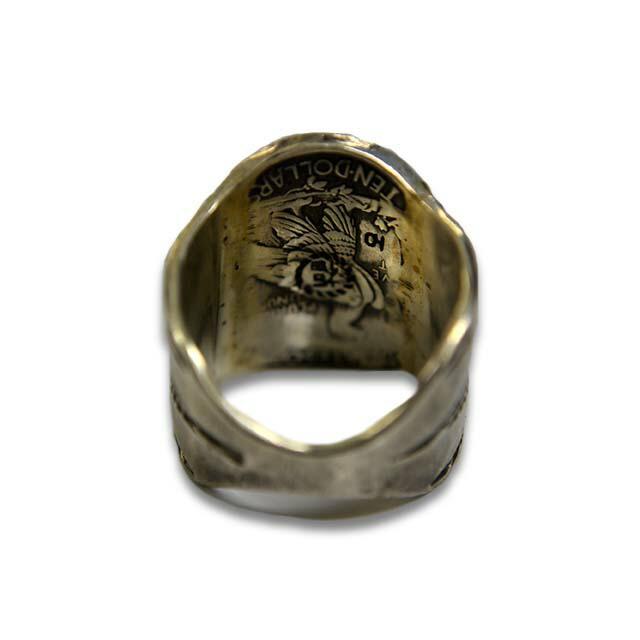 【CHOOKE/チョーク】「Indian Skull Ring”Large”/インディアンスカルリング”ラージ”」(C-3)(オールドコイン/ネイティブアクセサリー/アメカジ/ウルフパック) |  | 03