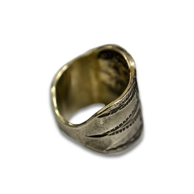 CHOOKE/チョーク】「Indian Skull Ring”Large”/インディアンスカル