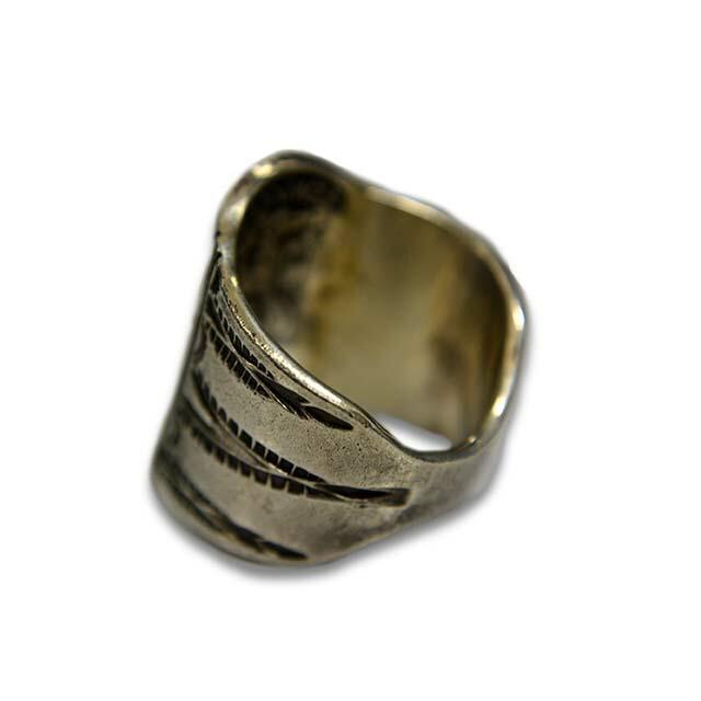 CHOOKE/チョーク】「Indian Skull Ring”Large”/インディアンスカル