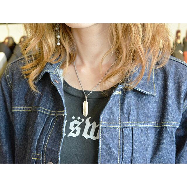 chooke チョーク　westride 13 BUNNY TOP k18 NARROW FEATHER CAST SILVER/K18GOLD | WESTRIDE,Goods,Accessory
