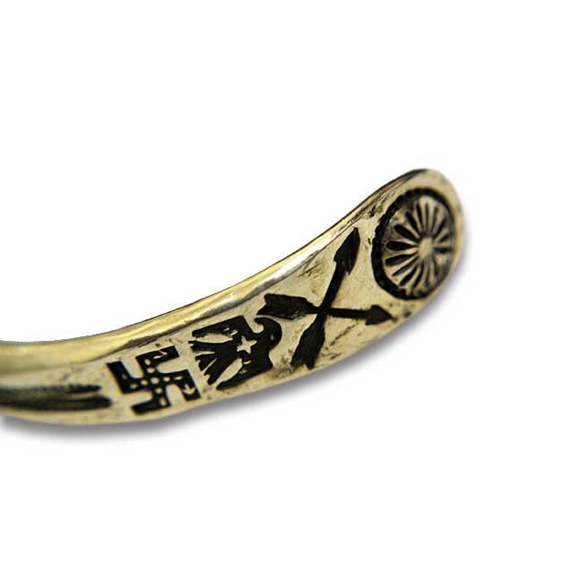 CHOOKE/チョーク】「Half Round Traditional Bangle/ハーフラウンド