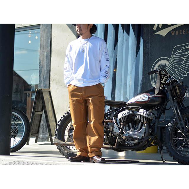 全2色【Carhartt/カーハート】「DOUBLE-FRONT Work Dungaree/ダブルフロントワークダンガリー」(B01)(アメカジ/ストリート/ワーク/アウトドア/ウルフパック) |  | 18