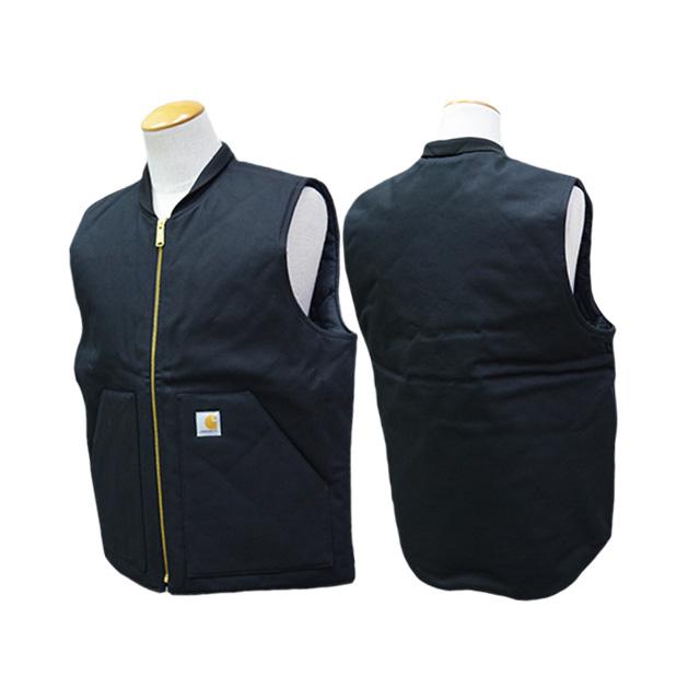 カーハート ダックベスト VQ185 V01 BLK 黒 USA製　ハーレー カーハート ダックベスト VQ185 V01 BLK 黒 USA製 ハーレー 楽天市場