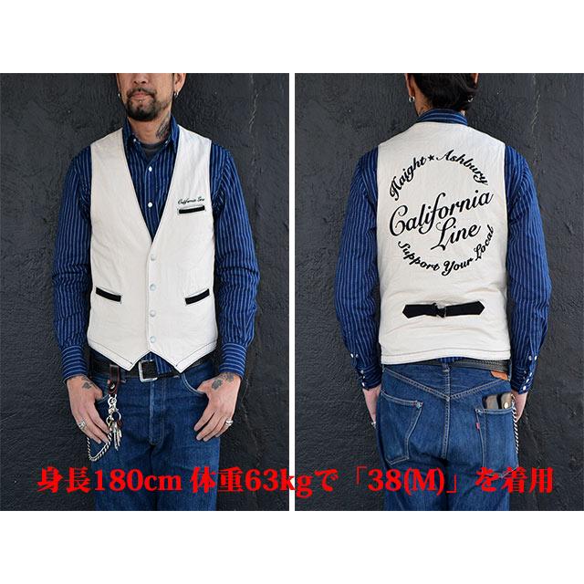CALIFORNIA LINE/カリフォルニアライン】2023SS「White Duck Work Vest 