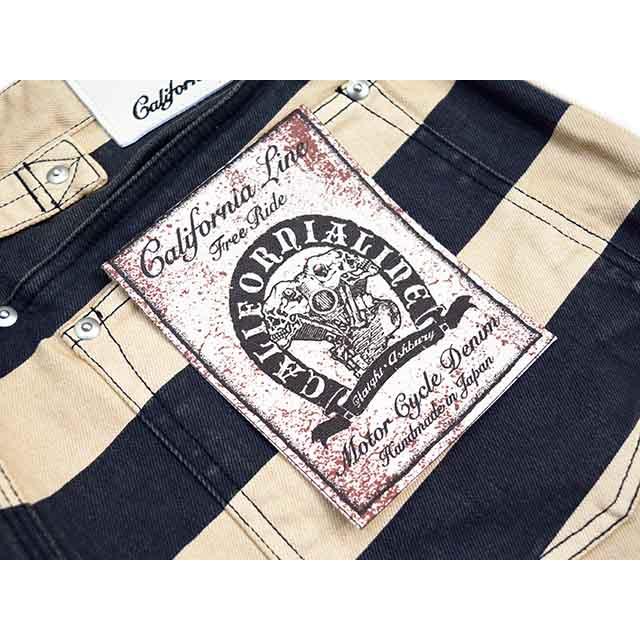CARIFORNIA LINE インディゴ ウォバッシュ ペインターパンツ 33 CALIFORNIA LINE/カリフォルニアライン】2023AW「Border Painter Pants