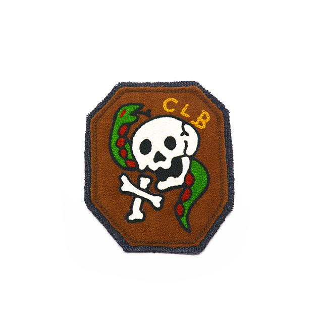 【CLUMBER/クランバー】「Chain Stitch Embroidery Patch”NOZARASHI”/チェーンステッチエンブロイダリーパッチ”ノザラシ”」(ハーレー/ウルフパック) |  | 02