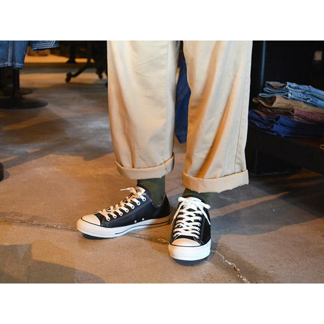 全2色【CONVERSE/コンバース】「LEATHER ALL STAR”OX”/レザー
