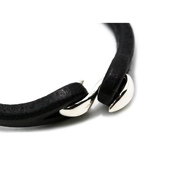 全2色【CRAMP by 池之端銀革店/クランプ】「Leather Single Wrap S-Kan