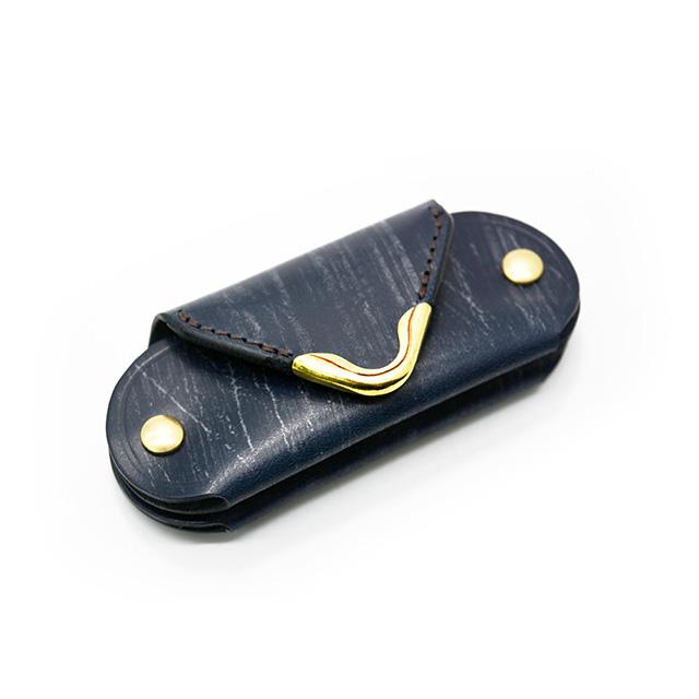 全5色【CRAMP by 池之端銀革店】「UK Bridle Mini Key Case with Shoe Horn/UKブライドルミニキー ...